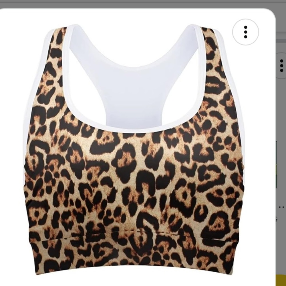 Leopard sports bra- nwot